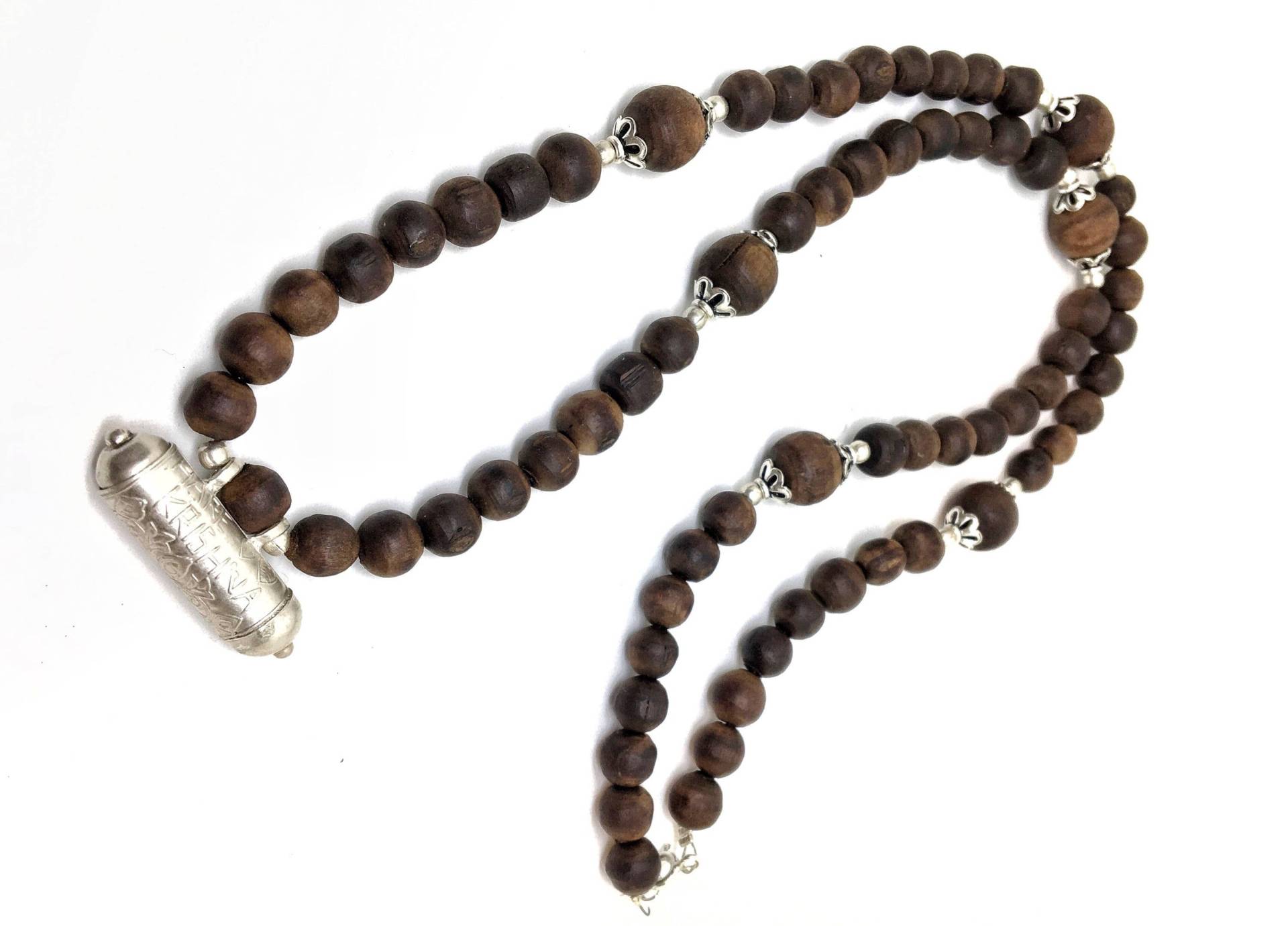 Sundar Dicke Tulasi Halskette Mit Kavatcha Zentrum von TulasiMaharani