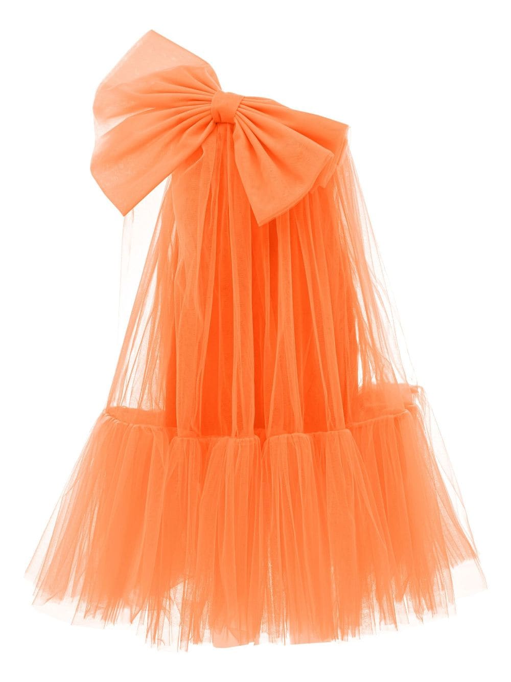 Tulleen Maggi Tüllkleid mit Oversized-Schleife - Orange von Tulleen