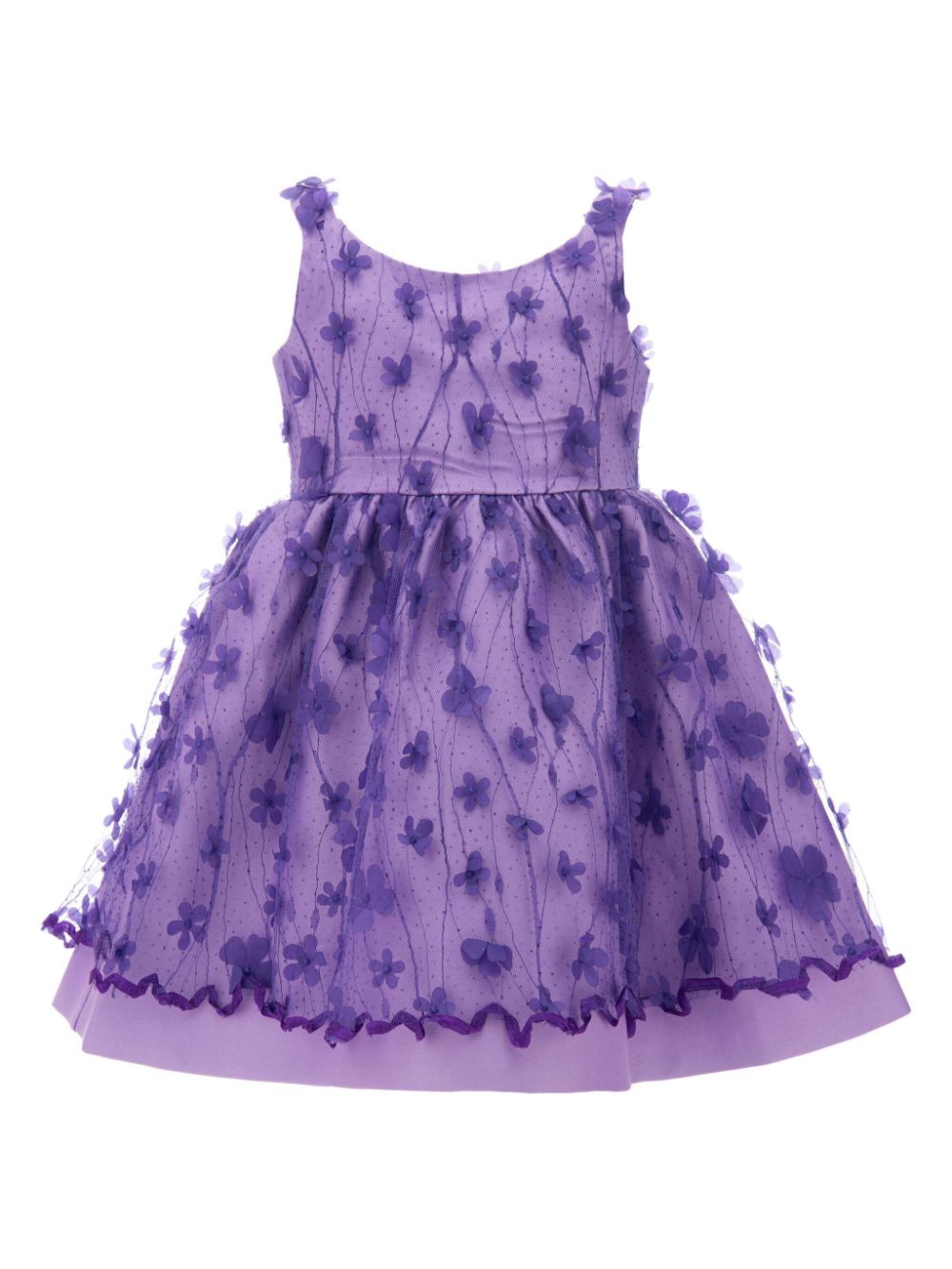 Tulleen Ravine Kleid mit Blumenapplikation - Violett von Tulleen