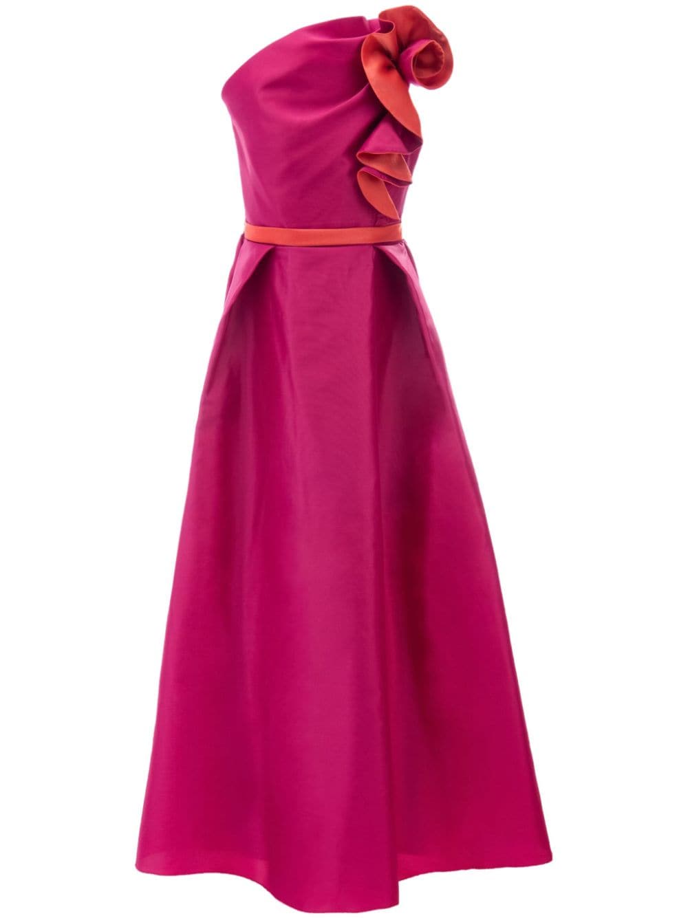 Tulleen Samaria One-Shoulder-Abendkleid - Rosa von Tulleen