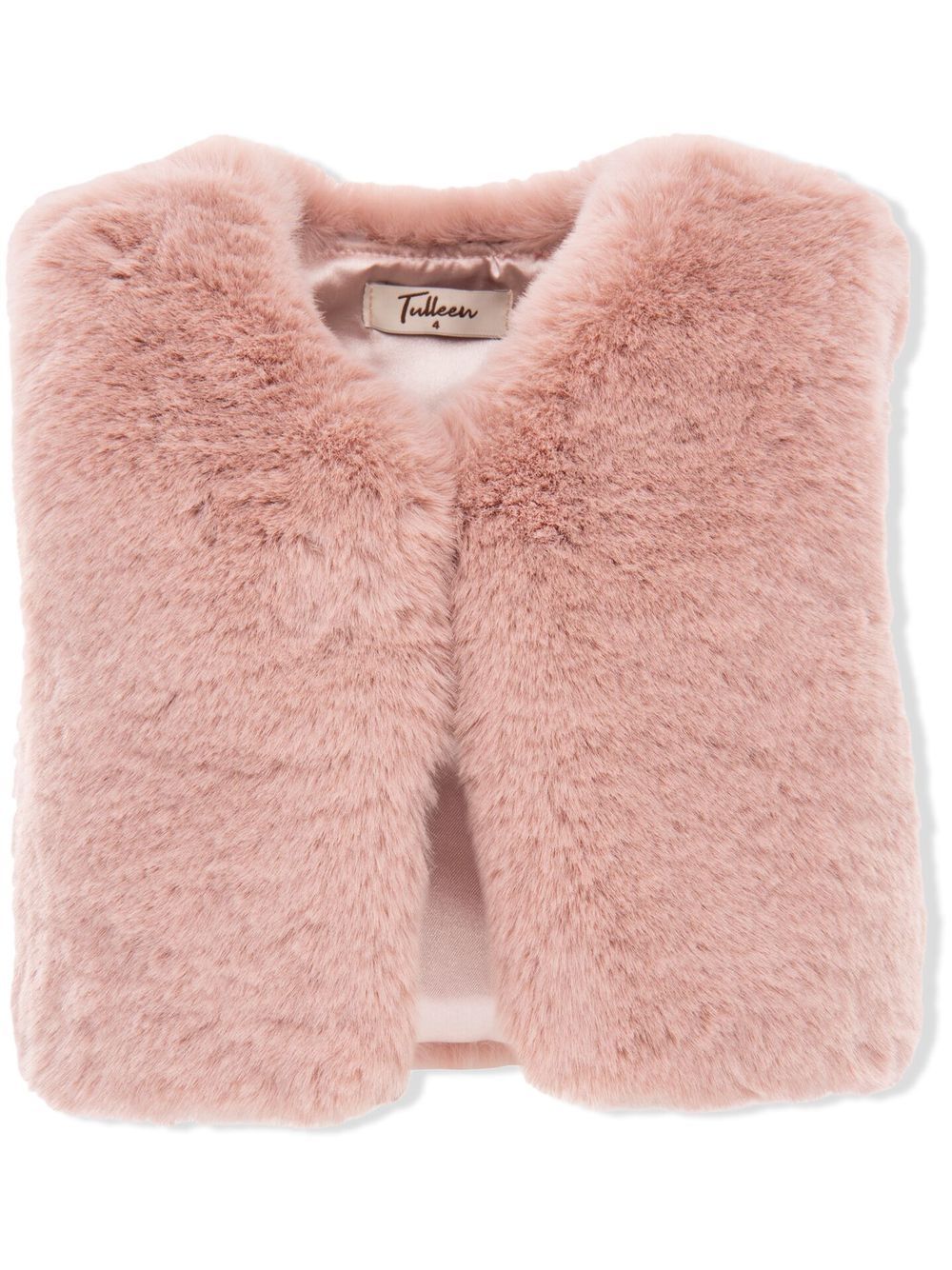 Tulleen Weste aus Faux Fur - Rosa von Tulleen