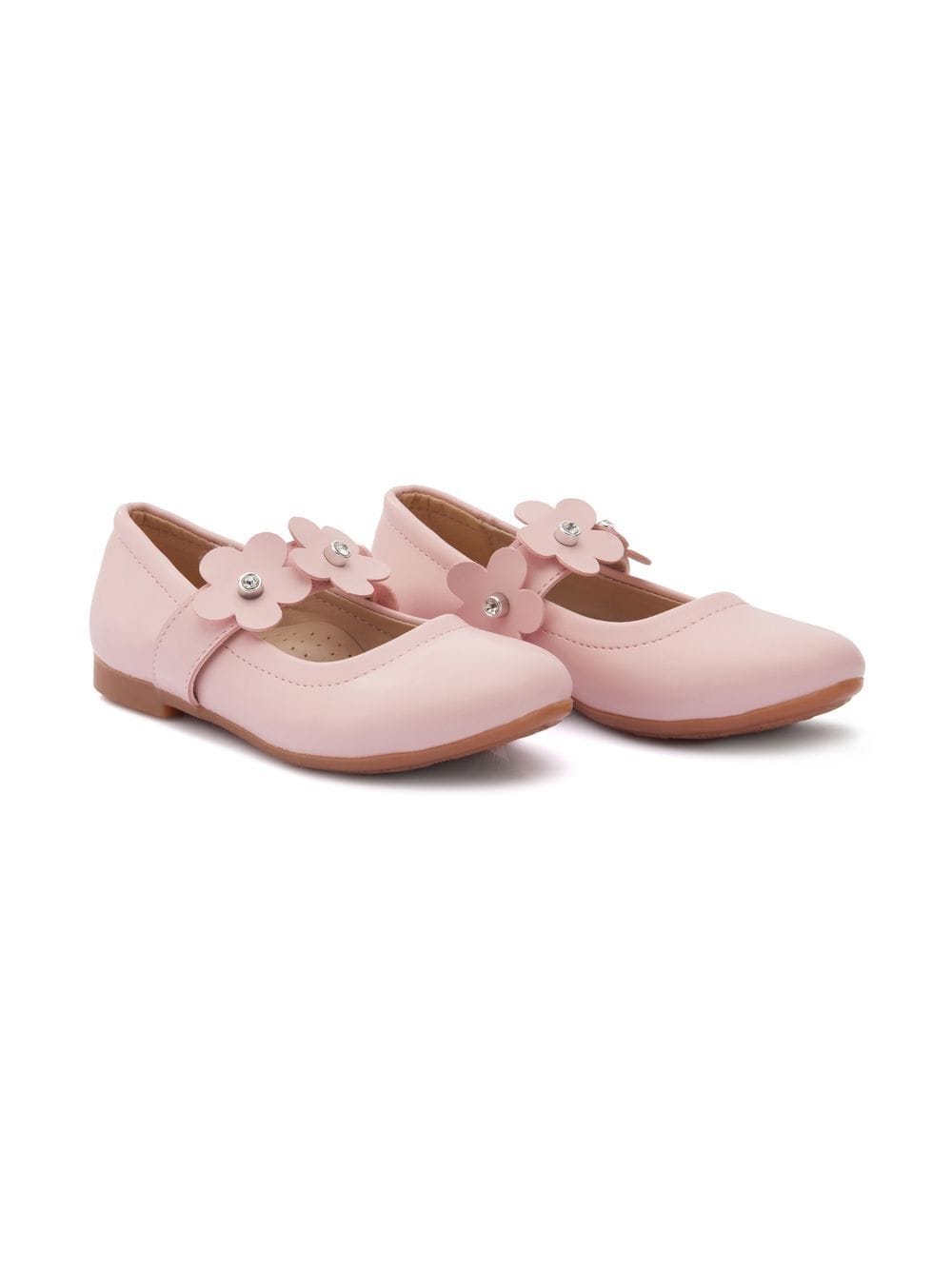 Tulleen Ballerinas mit Riemen - Rosa von Tulleen