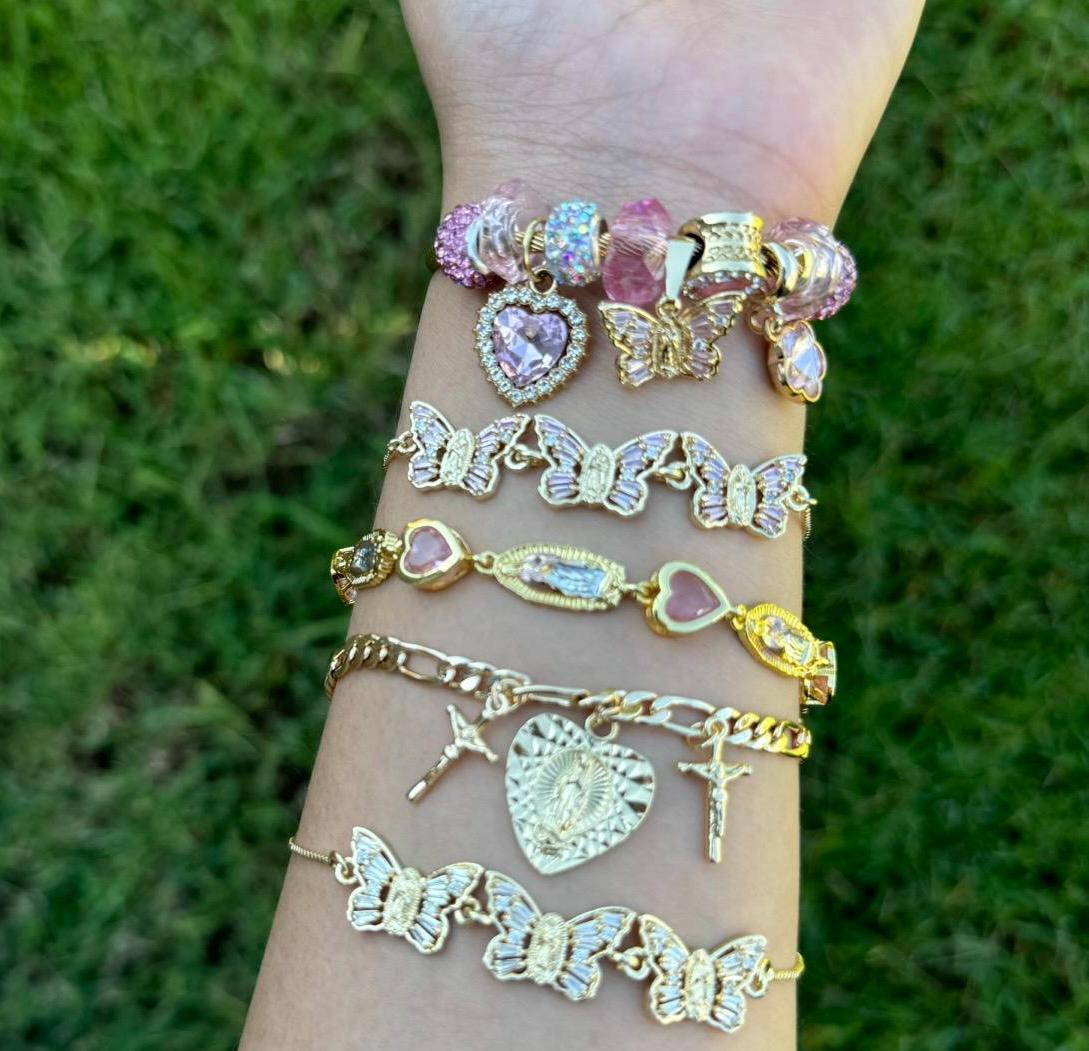 Unsere Liebe Frau Von Guadalupe Armbänder - Vergoldetes Schmuck- Pulseras De La Virgen Guadalupe Gold Getauchtes 14K Armband. Vergoldete Unsere Liebe Frau Von Guadalupe Armbänder - Vergoldetes Schmuck- Pulseras De La Virgen Guadalupe Gold Getauchtes 14K Armband. Vergoldete von TulumOnline