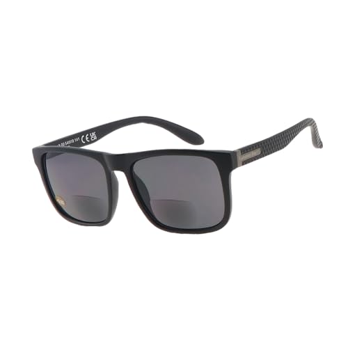 Tumaron Bay Eyewear Modell Captiva – bifokale Sonnenbrille in schwarz - mit unauffälligen Lesefenster im unteren Bereich der Gläser mit Addition +3.00 Tumaron Bay Eyewear Modell Captiva – bifokale Sonnenbrille in schwarz - mit unauffälligen Lesefenster im unteren Bereich der Gläser mit Addition +3.00 von Tumaron Bay