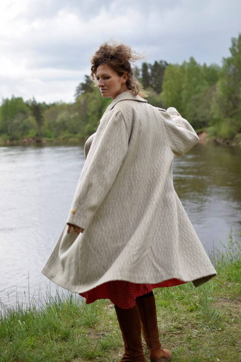 Vintage Lama Mantel - 70Er Jahre West German Overcoat, Medium von TumbleweedsATTiTUDE