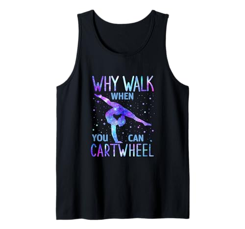 Cartwheel Gymnast Girl Tank Top von Tumbling Gymnastics Gift Tee