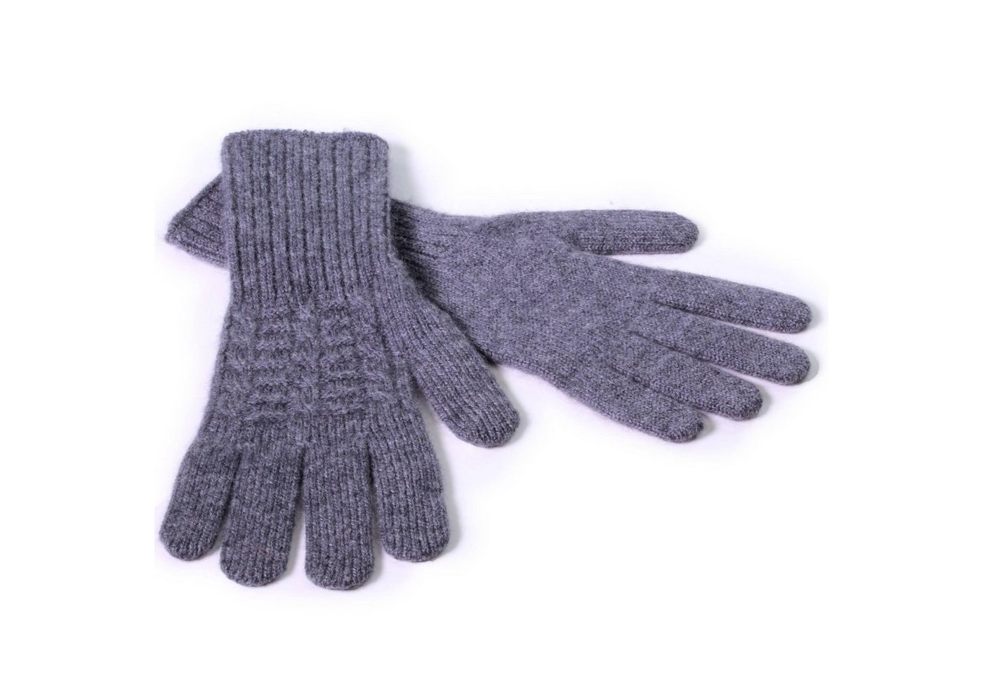 Tumelo Strickhandschuhe Handschuhe 100% Kaschmir DamenAnthrazit von Tumelo