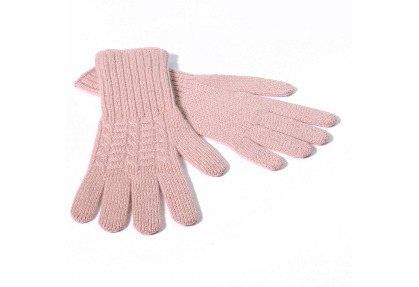 Tumelo Strickhandschuhe Handschuhe 100% Kaschmir DamenCamel von Tumelo