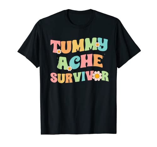 Vintage Tummy Ache Survivor Retro Herren Damen T-Shirt Vintage Tummy Ache Survivor Retro Herren Damen T-Shirt von Tummy Ache Survivor