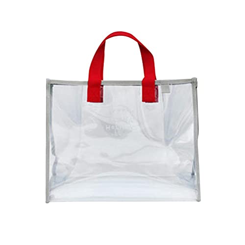 Strandtasche Groß wasserdicht, Transparente Tasche Pool Tasche, Tragetasche Schwimmsack Klarer Strandtasche Shopper Tasche Reisen Kosmetiktasche von Tumnea