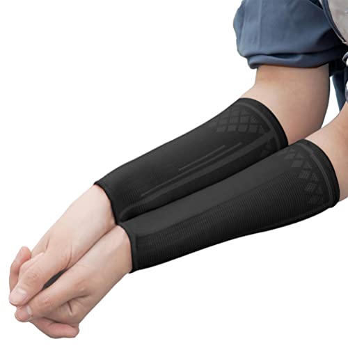 Tumnea Sport Basketball Volleyball Badminton Kompression Arm Ellbogenschoner Armstulpe, Kompression Armstulpen Unterarmschutz Sports Handgelenksunterstützung - 1 Paar von Tumnea