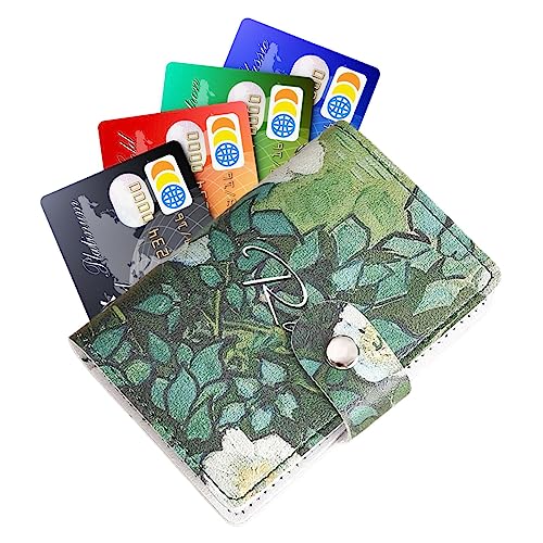 Kreditkartenetui für Frauen - Anti-Degaussing Front Pocket Wallet - Mini PU Leder Geldbeutel Kreditkarten-Organizer für Mitgliedskarte, Bankkarten Tumotsit von Tumotsit