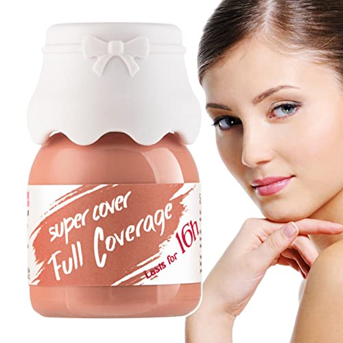 Vollabdeckung - Korrektur-Make-up für Frauen für dunkle Augenringe | leichte Farbe 15 ml zur Abdeckung von Flecken, geeignet für Haut von Tumotsit