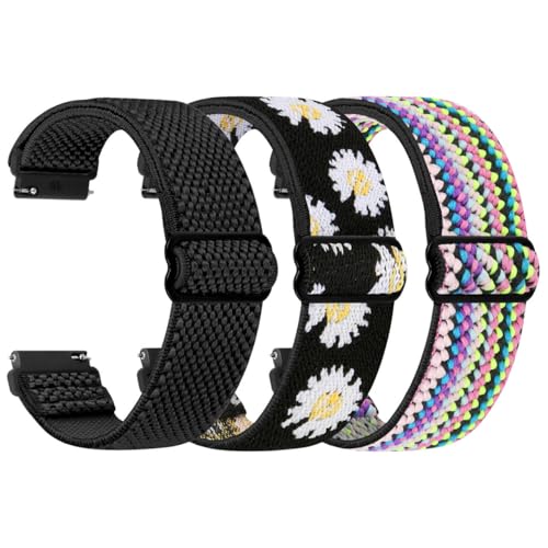 TumpCez Elastische Uhrenarmbänder,16mm 18mm 19mm 20mm 22mm 24mm Schnellverschluss Nylon Armband Verstellbare Aatmungsaktive Sportbänder Ersatzarmband für Herren Damen TumpCez Elastische Uhrenarmbänder,16mm 18mm 19mm 20mm 22mm 24mm Schnellverschluss Nylon Armband Verstellbare Aatmungsaktive Sportbänder Ersatzarmband für Herren Damen von TumpCez