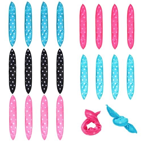 Lockenwickler Curler Flexible Schaum Schwamm Lockenwickler Rollen Keine Wärme Haar Rollen Locken Magie Kissen Weiche rollen Haarpflege DIY Styling Werkzeuge 20 Stück 5 Farben von Tunejoy