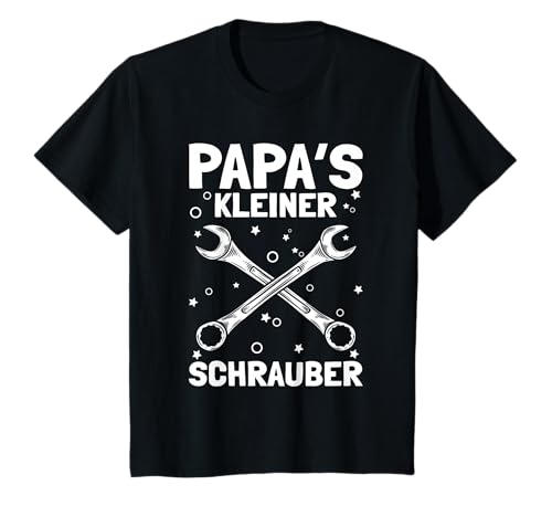 Kinder Papa's kleiner Schrauber KFZ Mechaniker Mechatroniker T-Shirt von Tuning Tuner & Schrauber Sprüche