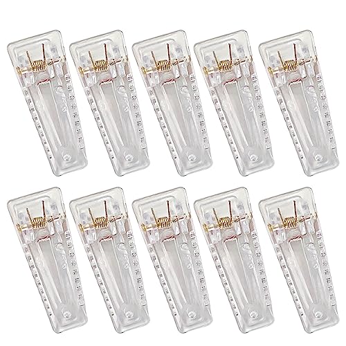 Tuokend 10 Stück Acryl Haarnadeln Haarschmuck Haarspange Haarspange Klar Haarspangen Acryl für Kinder, Wie beschrieben von Tuokend