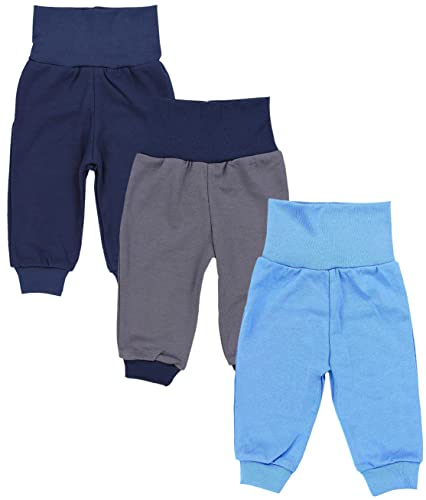 TupTam Baby Jungen Lange Pumphose 3er Pack, Farbe: Farbenmix 2, Größe: 68 von TupTam