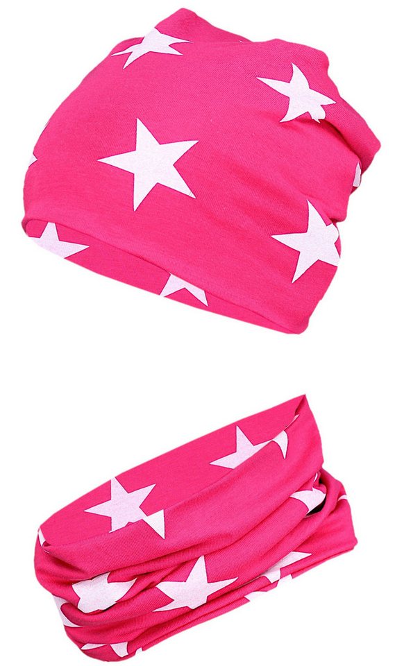TupTam Beanie Mädchen Kinder Mütze mit Loop 2er Set Basic Herbst Winter TupTam Beanie Mädchen Kinder Mütze mit Loop 2er Set Basic Herbst Winter von TupTam
