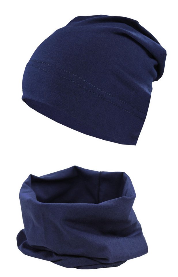 TupTam Beanie TupTam Jungen Beanie Mütze und Schlauchschal 2er Set von TupTam