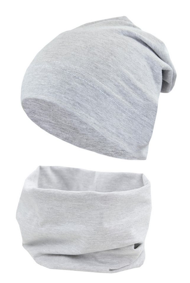 TupTam Beanie TupTam Jungen Beanie Mütze und Schlauchschal 2er Set von TupTam