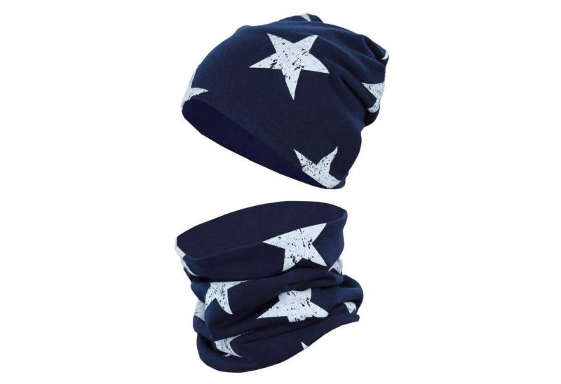 TupTam Beanie TupTam Unisex Kinder Beanie Mütze Schlauchschal Set von TupTam
