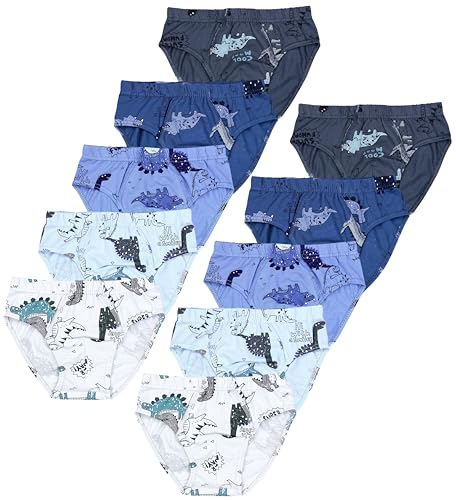 TupTam Boxershorts – Kinder Boxershorts Unterwäsche, Unterhosen im 10er oder 5er Pack, Farbe: 10er Pack Slips Dino Blau Beige Grau, Größe: 92-98 TupTam Boxershorts – Kinder Boxershorts Unterwäsche, Unterhosen im 10er oder 5er Pack, Farbe: 10er Pack Slips Dino Blau Beige Grau, Größe: 92-98 von TupTam