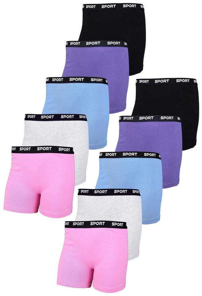 TupTam Boxershorts TupTam Unterhosen Mädchen Shorts 10er Pack von TupTam