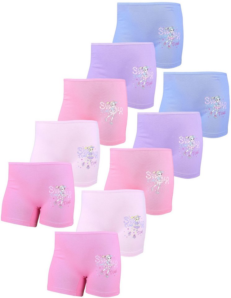 TupTam Boxershorts TupTam Unterhosen Mädchen Shorts 10er Pack von TupTam