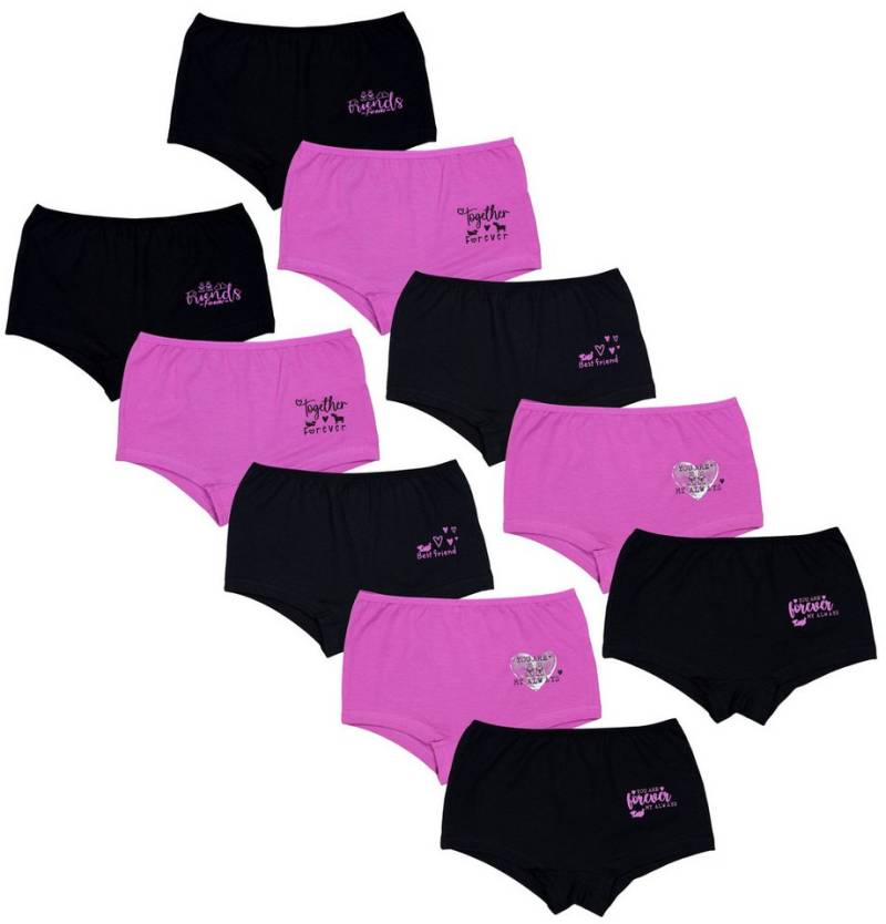 TupTam Boxershorts TupTam Unterhosen Mädchen Shorts 10er Pack von TupTam