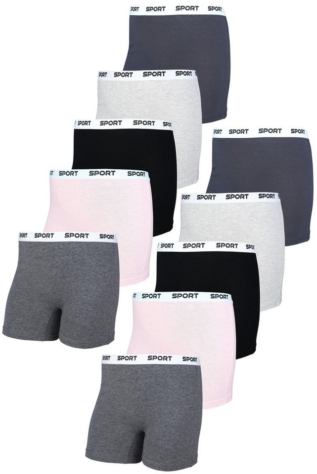 TupTam Boxershorts TupTam Unterhosen Mädchen Shorts 10er Pack von TupTam