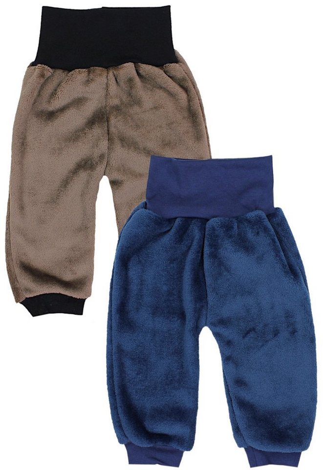 TupTam Fleecehose Unisex Jungen Babyhose Mädchen Jogginghose Winter Warm 2er Pack von TupTam