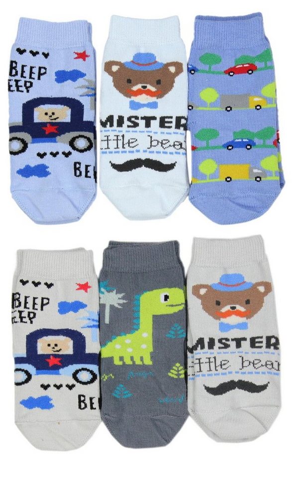 TupTam Freizeitsocken TupTam Kinder Socken Bunt Gemustert 6er Pack für Mädchen und Jungen von TupTam