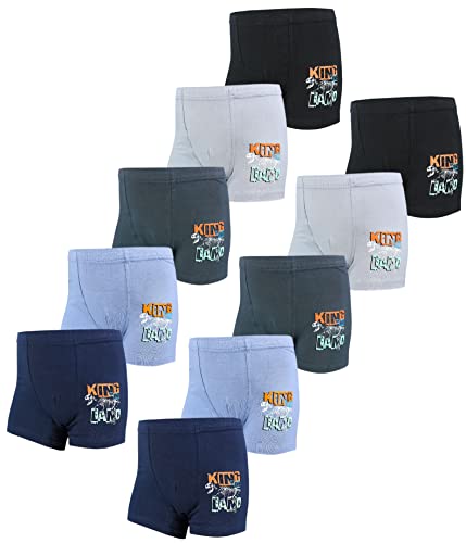 TupTam Boxershorts – Kinder Boxershorts Unterwäsche, Unterhosen im 10er oder 5er Pack, Farbe: 10er Pack Dunkelblau Blau Anthrazit Dinosaurier, Größe: 116-122 TupTam Boxershorts – Kinder Boxershorts Unterwäsche, Unterhosen im 10er oder 5er Pack, Farbe: 10er Pack Dunkelblau Blau Anthrazit Dinosaurier, Größe: 116-122 von TupTam