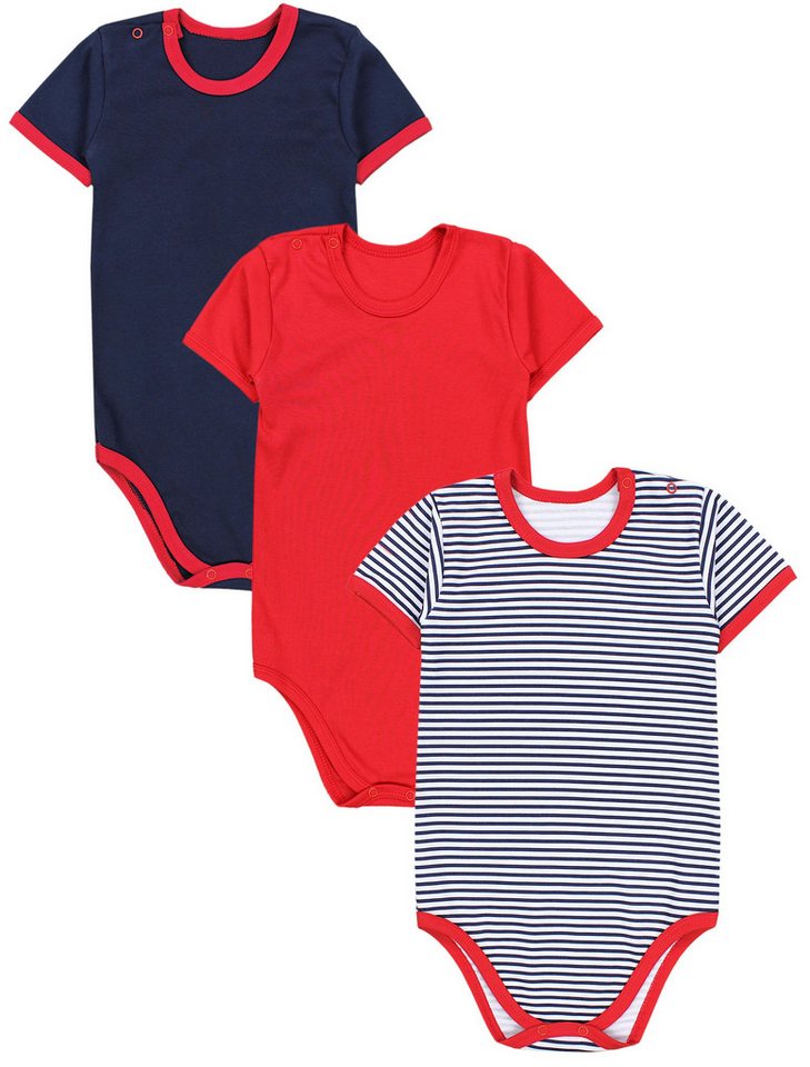 TupTam Kurzarmbody TupTam Kinder Unisex Kurzarm Body Baumwolle 3er Set von TupTam