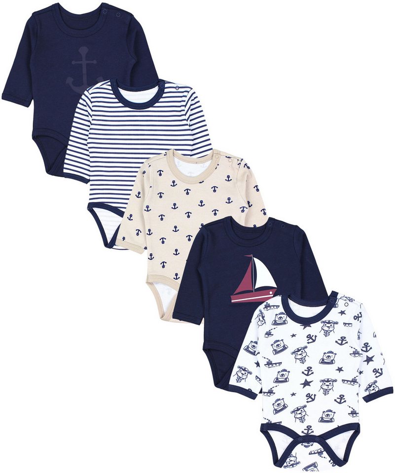 TupTam Langarmbody TupTam Baby Unisex Langarm Body mit Aufdruck Spruch 5er Pack TupTam Langarmbody TupTam Baby Unisex Langarm Body mit Aufdruck Spruch 5er Pack von TupTam