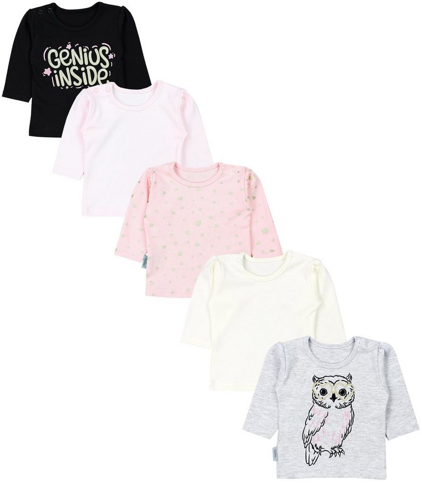 TupTam Langarmshirt TupTam Baby Mädchen Langarmshirt Gestreift 5er Set von TupTam