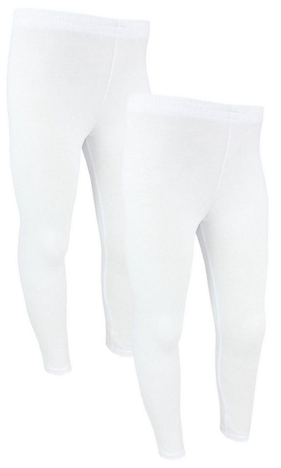 TupTam Leggings TupTam Mädchen Lange Leggings Unifarbe 2er Pack von TupTam
