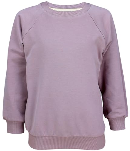 TupTam Mädchen Jungen Unisex Sweatshirt Bio- Baumwolle, Farbe: Flieder Uni, Größe: 104/110 TupTam Mädchen Jungen Unisex Sweatshirt Bio- Baumwolle, Farbe: Flieder Uni, Größe: 104/110 von TupTam