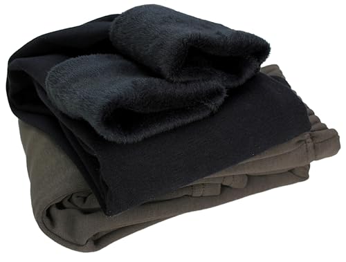 TupTam Mädchen Leggings 2er Pack Winterleggings Thermo Hohe Taille Leggins Gefüttert Fleece, Farbe: 2er Pack Schwarz/Braun, Größe: 104 TupTam Mädchen Leggings 2er Pack Winterleggings Thermo Hohe Taille Leggins Gefüttert Fleece, Farbe: 2er Pack Schwarz/Braun, Größe: 104 von TupTam