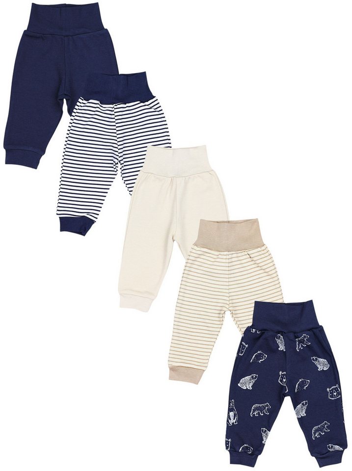 TupTam Pumphose Pumphose Baby 5er Pack Unisex – Bequeme Baby Hose aus Baumwolle von TupTam
