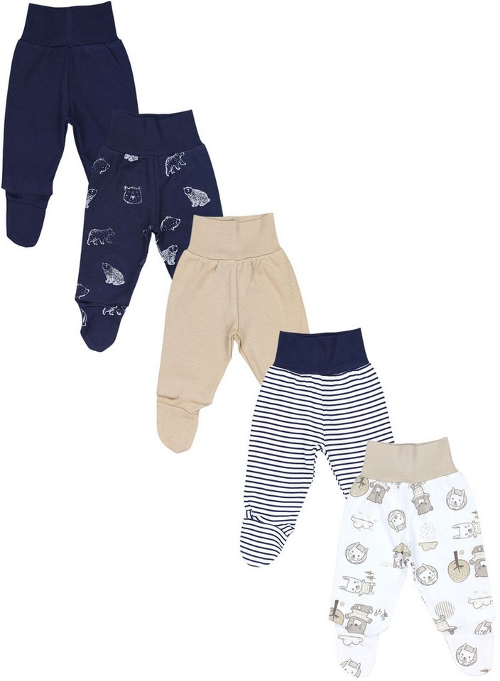 TupTam Pumphose TupTam Baby Strampelhose Jungen Mädchen Hose mit Fuß 5er Pack von TupTam