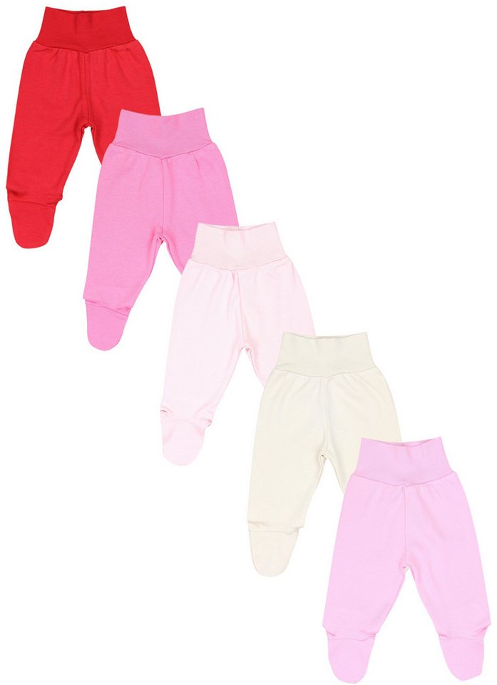 TupTam Pumphose TupTam Baby Strampelhose Jungen Mädchen Hose mit Fuß 5er Pack von TupTam
