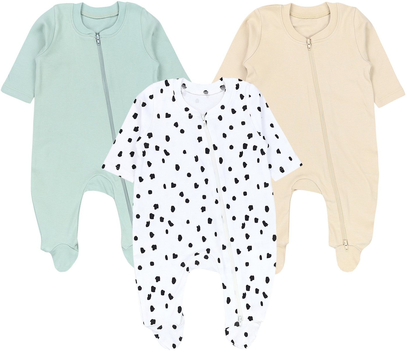 TupTam Schlafoverall Unisex Schlafstrampler Schlafanzug mit Fuß 3er Pack TupTam Schlafoverall Unisex Schlafstrampler Schlafanzug mit Fuß 3er Pack von TupTam