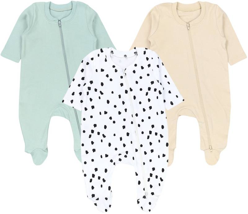 TupTam Schlafoverall Unisex Schlafstrampler Schlafanzug mit Fuß 3er Pack TupTam Schlafoverall Unisex Schlafstrampler Schlafanzug mit Fuß 3er Pack von TupTam