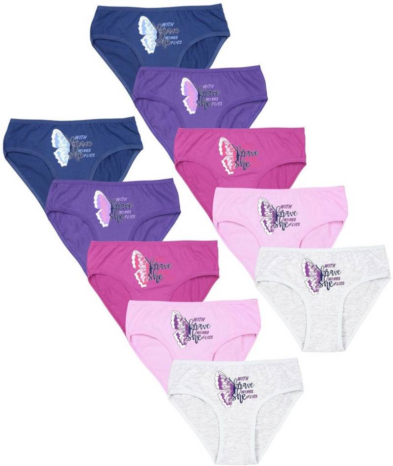 TupTam Slip TupTam Mädchen Slips mit Aufdruck 10er Pack von TupTam