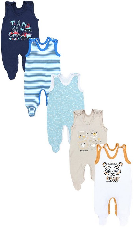 TupTam Strampler TupTam Baby Unisex Strampler mit Aufdruck Spruch 5er Pack (5-tlg) von TupTam