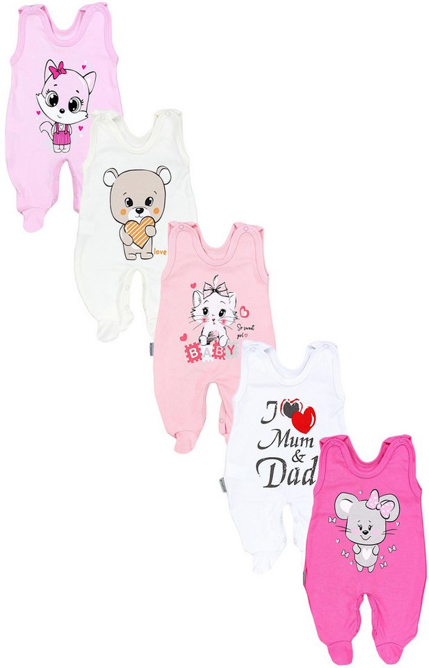 TupTam Strampler TupTam Baby Unisex Strampler mit Aufdruck Spruch 5er Pack von TupTam