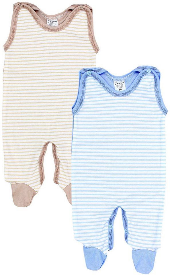 TupTam Strampler TupTam Unisex Baby Strampler Gemustert 2er Set von TupTam