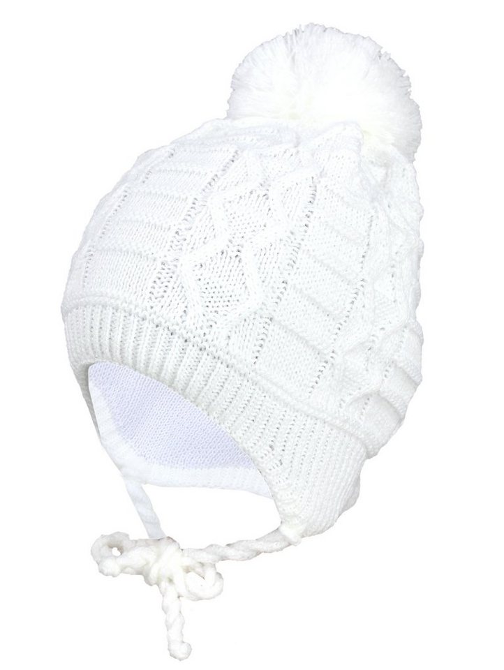 TupTam Strickmütze TupTam Baby Winter Mütze Strickmütze zum Binden von TupTam